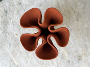 Ceramic Vase - Stoneware Terracotta Flower Vase - Handbuilt Ceramic Vessel