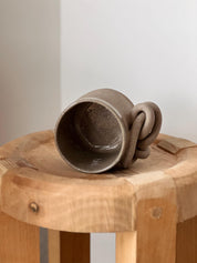 Ceramic Mug, Stoneware Knots Coffee Mug, Brutal Style Cup