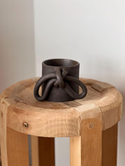 Ceramic Mug, Stoneware Knots Coffee Mug, Brutal Style Cup