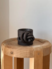 Ceramic Mug, Stoneware Knots Coffee Mug, Brutal Style Cup